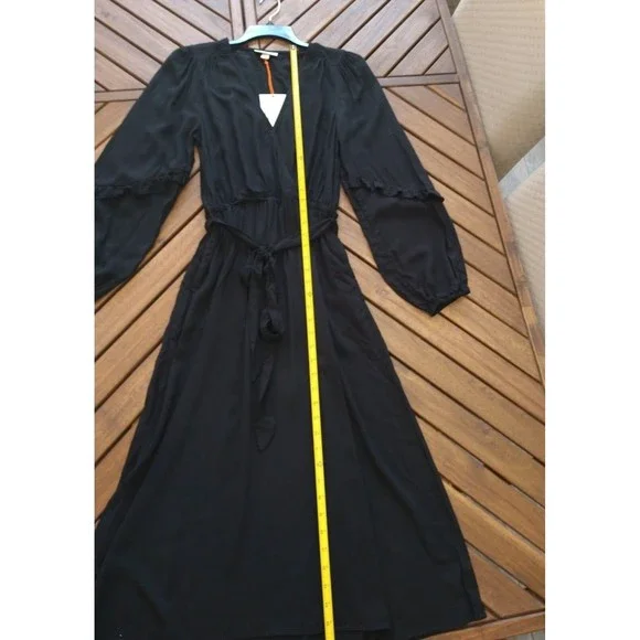 Knox rose long sleeve maxi dress xs black boho Feminine Cottage Core - Picture 7 of 9
